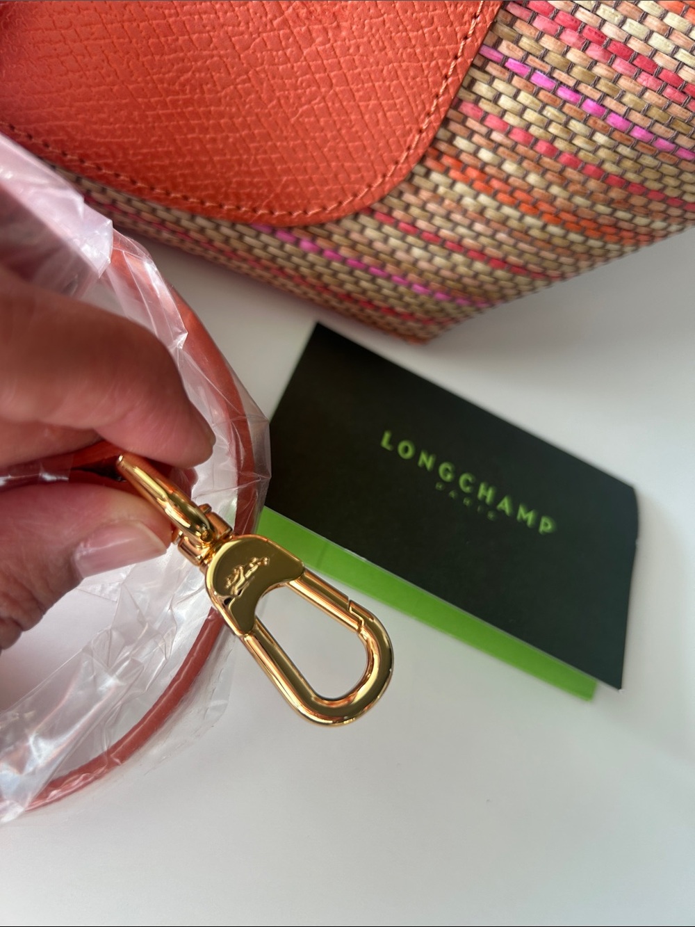 Longchamp Le Pliage Collection Basket Bag Rainbow - Picture 6 of 15